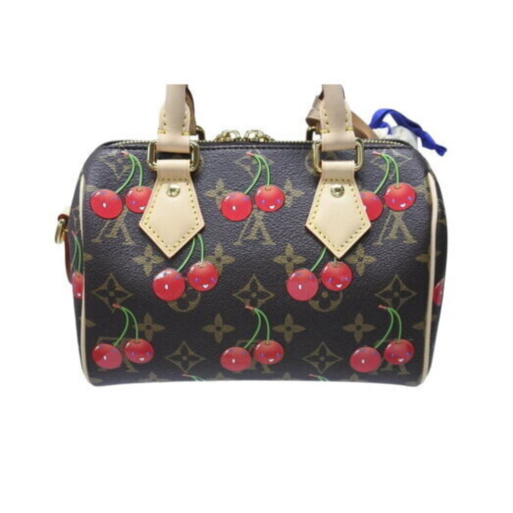 Louis Vuitton LV TM Speedy Bandouliere Cherry Red Blossom handbag - Picture 4 of 8